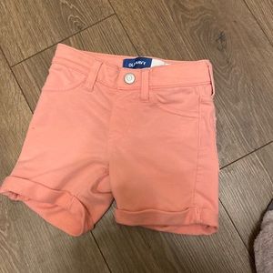 Girls pink old navy shorts size xs